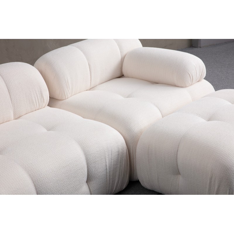 Corner Sofa Petite 2 - White White