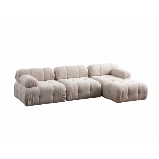 Corner Sofa Petite 3 - Cream Cream
