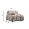 Corner Sofa Petite 3 - Cream Cream