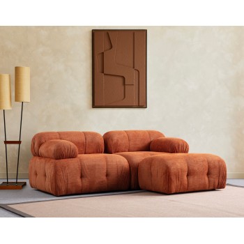 Corner Sofa Petite 2 - Orange Orange