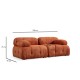 Corner Sofa Petite 2 - Orange Orange Corner Sofa Petite 2 - Orange Orange