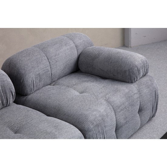 Corner Sofa Petite 3 - Grey Grey Corner Sofa Petite 3 - Grey Grey