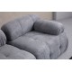 Corner Sofa Petite 3 - Grey Grey Corner Sofa Petite 3 - Grey Grey