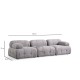 Corner Sofa Petite 3 - Light Grey Light Grey Corner Sofa Petite 3 - Light Grey Light Grey