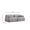 Corner Sofa Petite 2 - Light Grey Light Grey