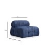 Corner Sofa Petite 3 - Night Blue Night Blue