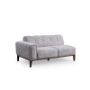 Γωνιακός Καναπές - Athena - L2-C-3R - Χρώμα Ανοιχτό Γκρι - 260x300x95 - 80εκ