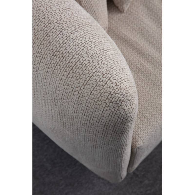 Γωνιακός Καναπές - Floransa -Χρώμα Λευκό - 310x264x102