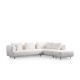 Γωνιακός Καναπές - Floransa -Χρώμα Λευκό - 310x264x102 Γωνιακός Καναπές - Floransa -Χρώμα Λευκό - 310x264x102