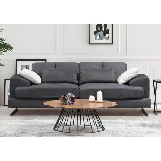 3-Seat Sofa Frido 3 Seater Anthracite Atelier del Sofa 3-Seat Sofa Frido 3 Seater Anthracite