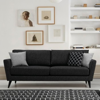 3-Seat Sofa Mayorka 3 Seater Dark Grey