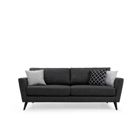 3-Seat Sofa Mayorka 3 Seater Dark Grey 3-Seat Sofa Mayorka 3 Seater Dark Grey