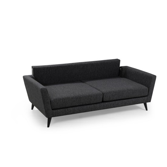 3-Seat Sofa Mayorka 3 Seater Dark Grey 3-Seat Sofa Mayorka 3 Seater Dark Grey