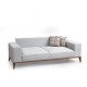 Atelier del Sofa 3-Seat Sofa-Bed Montana 3 Seater Grey