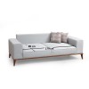 Atelier del Sofa 3-Seat Sofa-Bed Montana 3 Seater Grey
