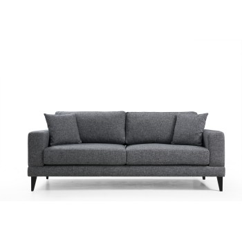3-Seat Sofa-Bed Nordic 3 Seater Dark Grey