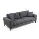 3-Seat Sofa-Bed Nordic 3 Seater Dark Grey Atelier del Sofa 3-Seat Sofa-Bed Nordic 3 Seater Dark Grey