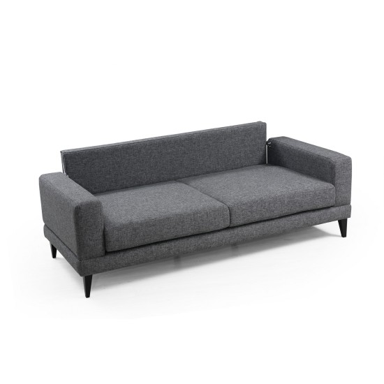 3-Seat Sofa-Bed Nordic 3 Seater Dark Grey Atelier del Sofa 3-Seat Sofa-Bed Nordic 3 Seater Dark Grey