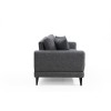 Atelier del Sofa 3-Seat Sofa-Bed Nordic 3 Seater Dark Grey