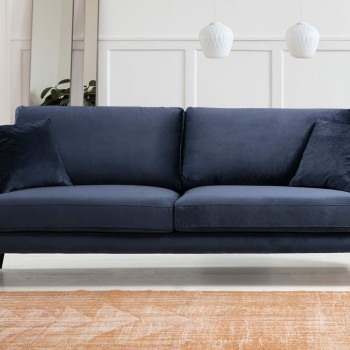 3-Seat Sofa Papira 3 Seater - Navy Blue Navy Blue