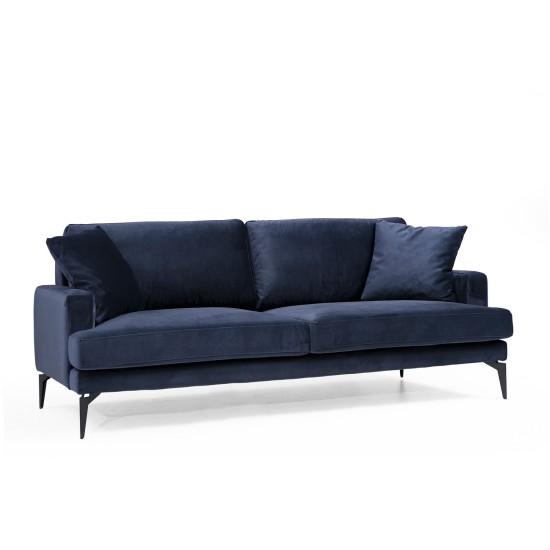 Atelier del Sofa 3-Seat Sofa Papira 3 Seater - Navy Blue Navy Blue