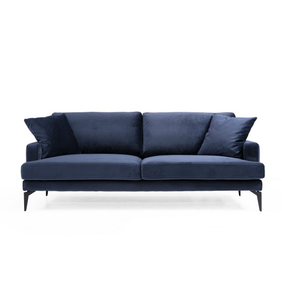 Atelier del Sofa 3-Seat Sofa Papira 3 Seater - Navy Blue Navy Blue