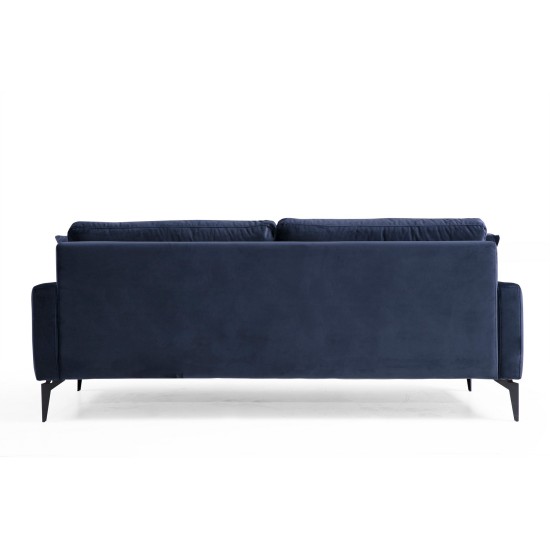 Atelier del Sofa 3-Seat Sofa Papira 3 Seater - Navy Blue Navy Blue