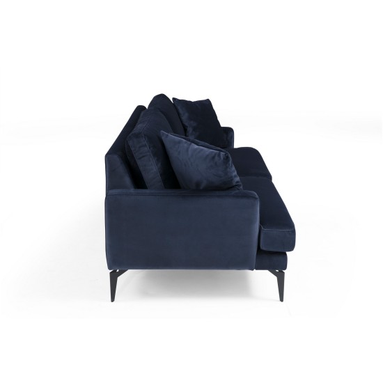 Atelier del Sofa 3-Seat Sofa Papira 3 Seater - Navy Blue Navy Blue