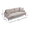 Atelier del Sofa 3-Seat Sofa Papira 3 Seater - Beige Beige