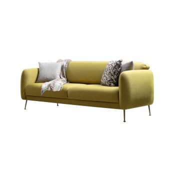 3-Seat Sofa-Bed Sevilla 3 Seater - Yellow Yellow