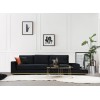 4-Seat Sofa Line With Side Table - Black Black
Gold