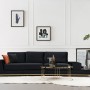 4-Seat Sofa Line With Side Table - Black Black
Gold