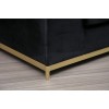 4-Seat Sofa Line With Side Table - Black Black
Gold