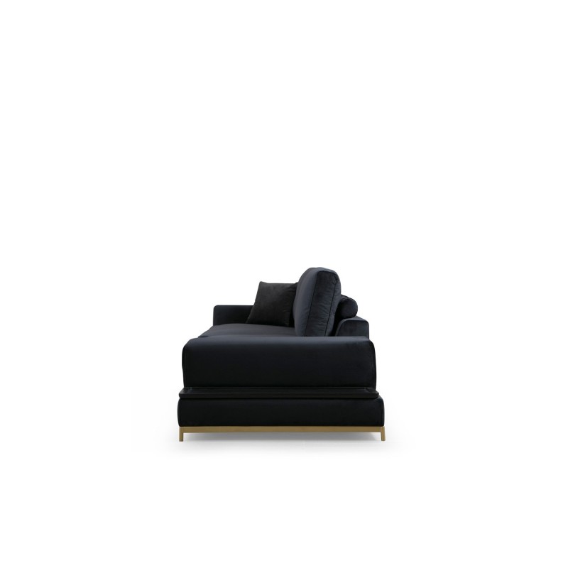 4-Seat Sofa Line With Side Table - Black Black
Gold