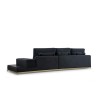 4-Seat Sofa Line With Side Table - Black Black
Gold
