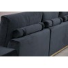 4-Seat Sofa Line With Side Table - Black Black
Gold