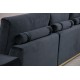 4-Seat Sofa Line With Side Table - Black Black
Gold