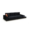 4-Seat Sofa Line With Side Table - Black Black
Gold
