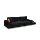 4-Seat Sofa Line With Side Table - Black Black
Gold