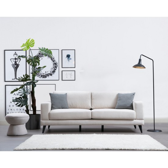 Atelier del Sofa 3-Seat Sofa-Bed Nordic 3 Seater - Beige Beige