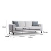 Atelier del Sofa 3-Seat Sofa-Bed Nordic 3 Seater - Beige Beige
