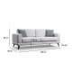 Atelier del Sofa 3-Seat Sofa-Bed Nordic 3 Seater - Beige Beige