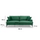 3-Seat Sofa Papira 3 Seater Green Atelier del Sofa 3-Seat Sofa Papira 3 Seater Green