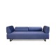 3-Seat Sofa-Bed Infinity with Side Table - Blue Blue