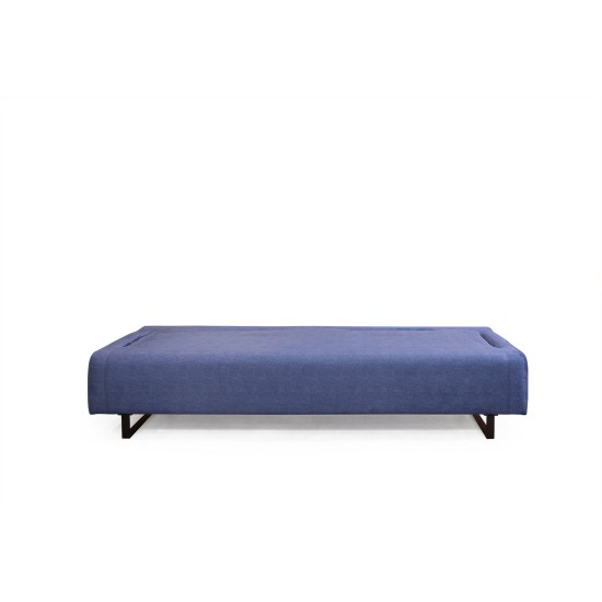 3-Seat Sofa-Bed Infinity with Side Table - Blue Blue