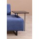3-Seat Sofa-Bed Infinity with Side Table - Blue Blue