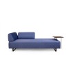 3-Seat Sofa-Bed Infinity with Side Table - Blue Blue