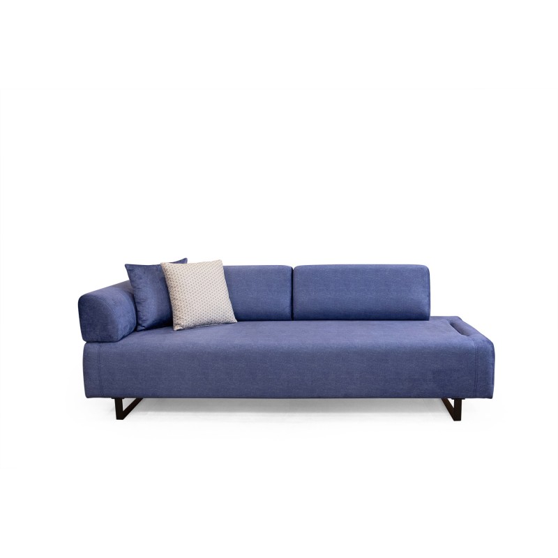 3-Seat Sofa-Bed Infinity with Side Table - Blue Blue