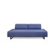 3-Seat Sofa-Bed Infinity with Side Table - Blue Blue