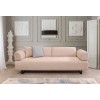 3-Seat Sofa-Bed Infinity with Side Table - Beige Beige